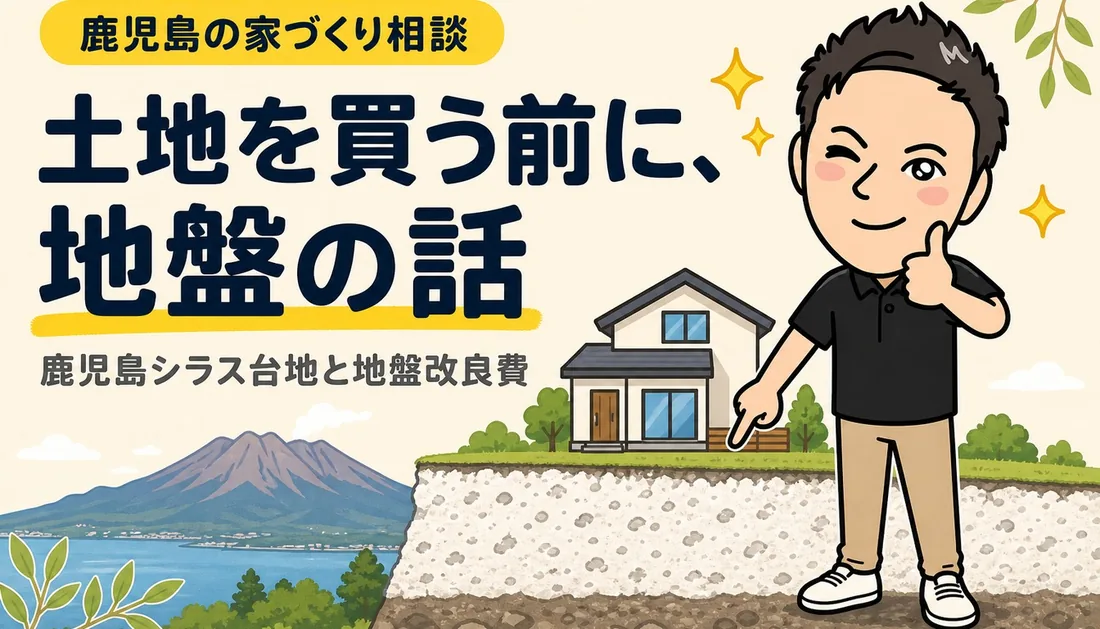 鹿児島のシラス台地は地盤改良がいる？費用と土地選びの注意点