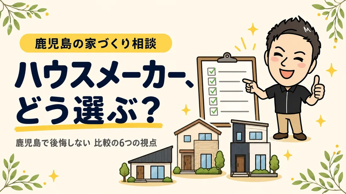 鹿児島のハウスメーカーはどう選ぶ？後悔しない比較の6つの視点