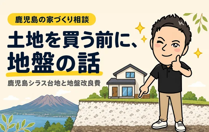 鹿児島のシラス台地は地盤改良がいる?費用と土地選びの注意点